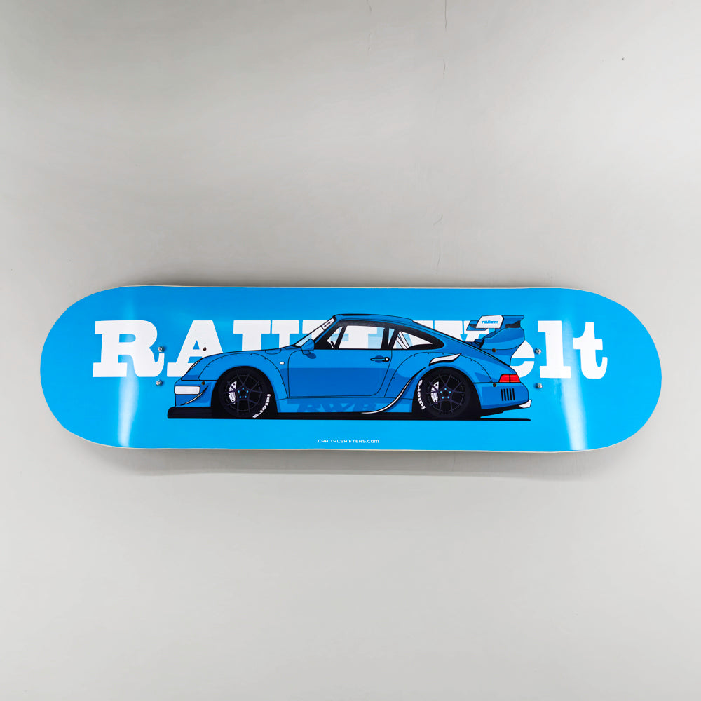 Porsche 911 RWB Tiffany Skate Deck