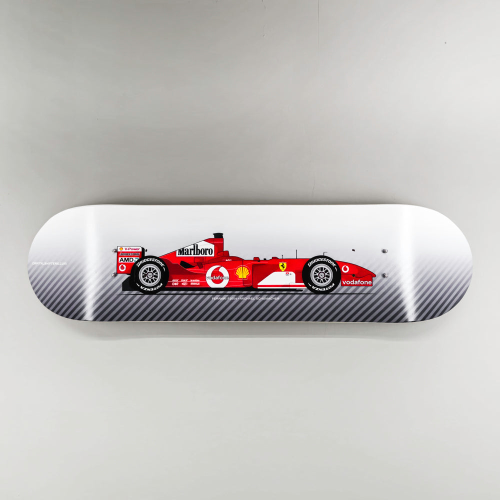 Michael Schumacher Ferrari F2004 Formula-1 Skate Deck