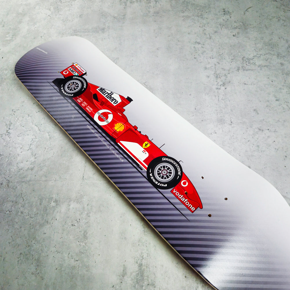 Michael Schumacher Ferrari F2004 Formula-1 Skate Deck