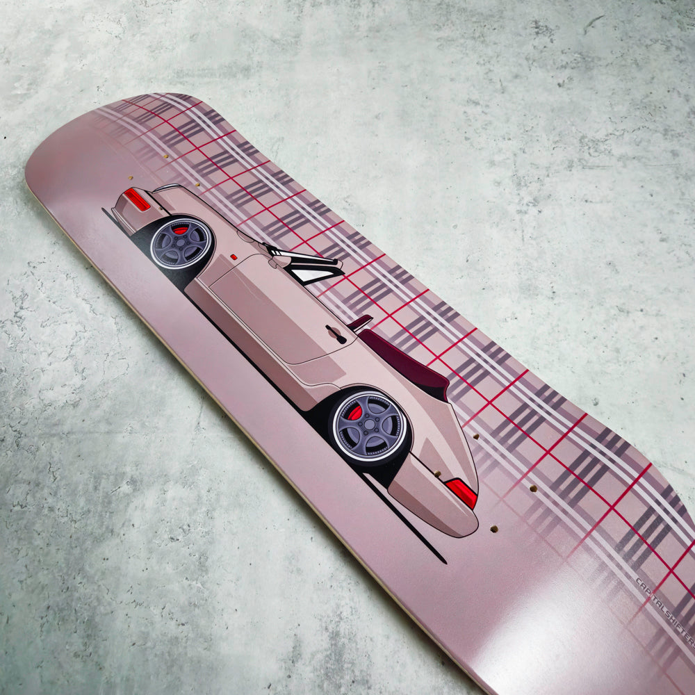 Porsche 911 Targa Burberry Skate Deck