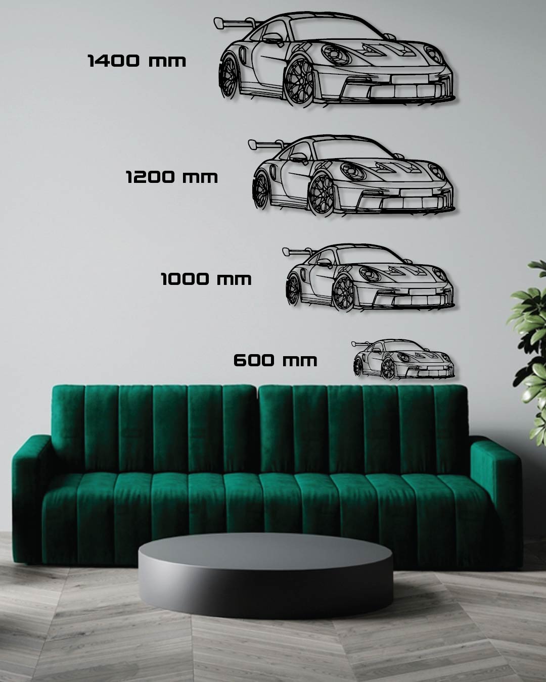 BMW E30 SEDAN FRONT THREE QUARTER PERSPECTIVE METAL WALL ART