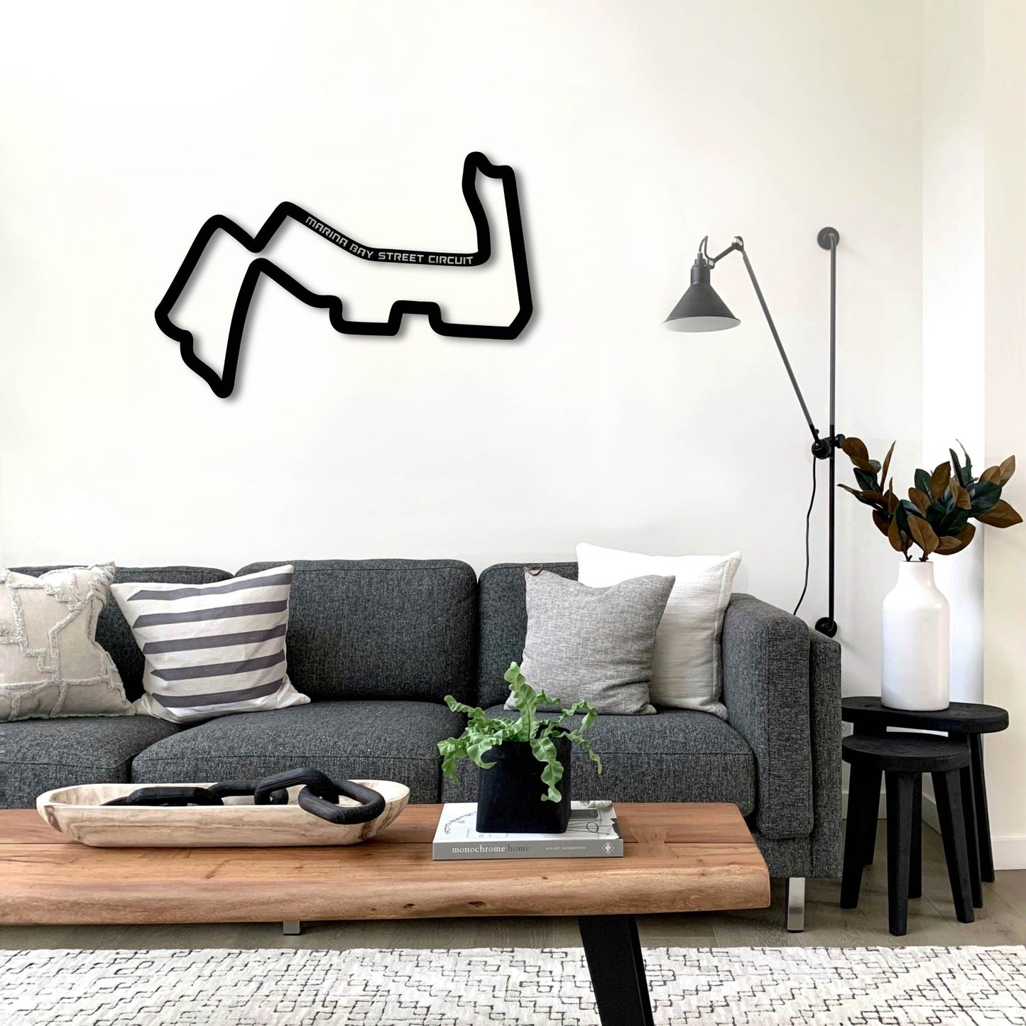 MARINA BAY STREET CIRCUIT METAL WALL ART