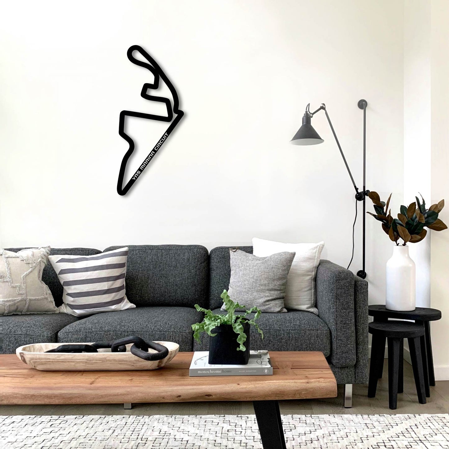 YAS MARINA CIRCUIT METAL WALL ART