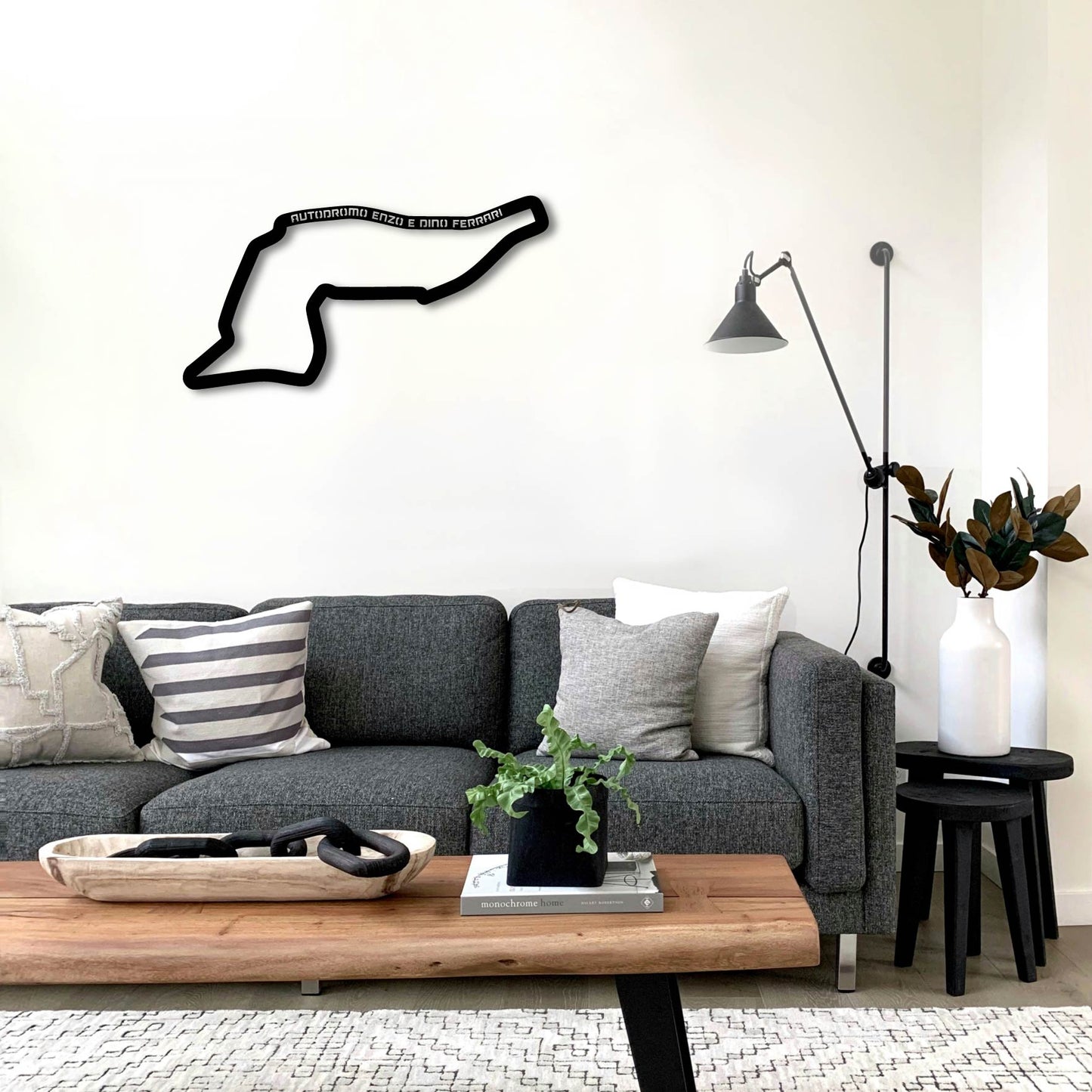 AUTODROMO ENZO E DINO FERRARI METAL WALL ART
