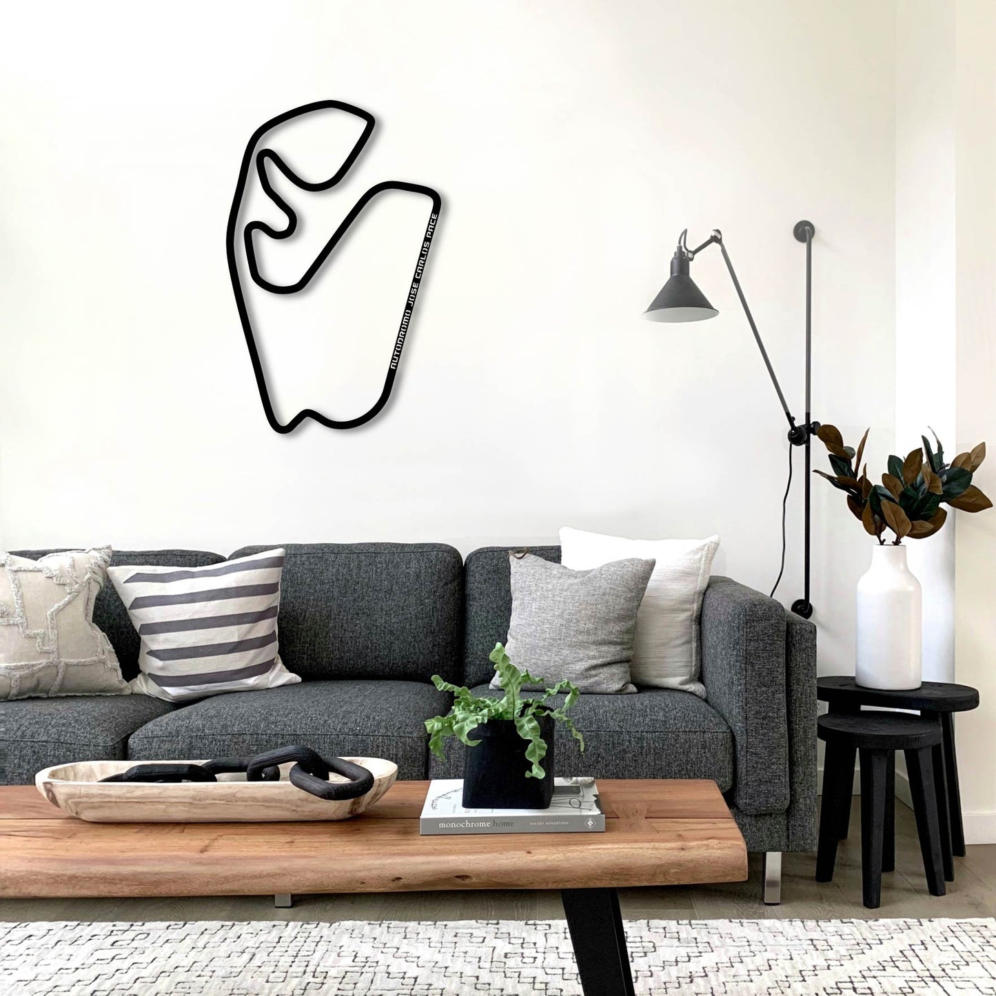 AUTODROMO JOSE CARLOS PACE METAL WALL ART