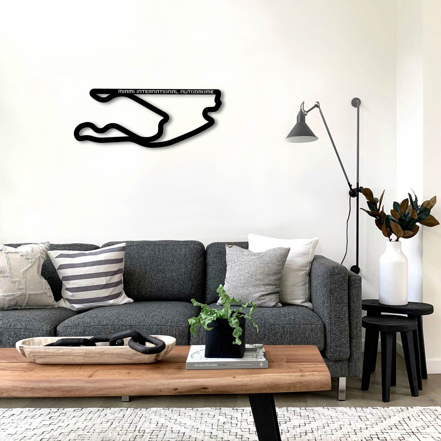 MIAMI INTERNATIONAL AUTODROME METAL WALL ART
