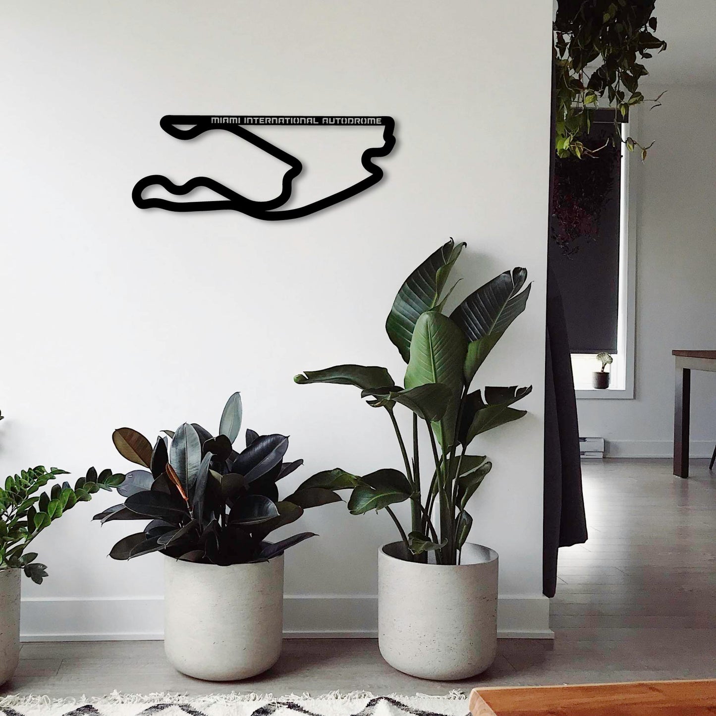 MIAMI INTERNATIONAL AUTODROME METAL WALL ART
