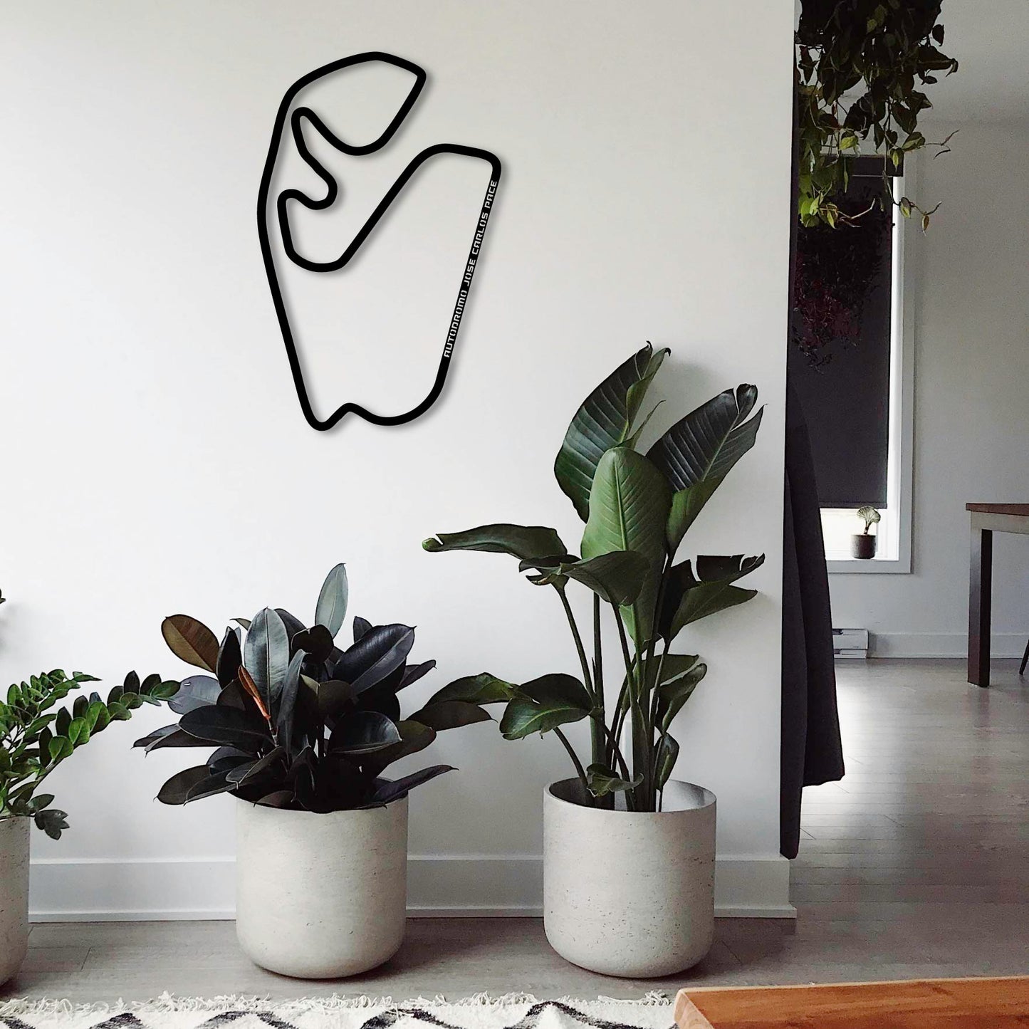 AUTODROMO JOSE CARLOS PACE METAL WALL ART