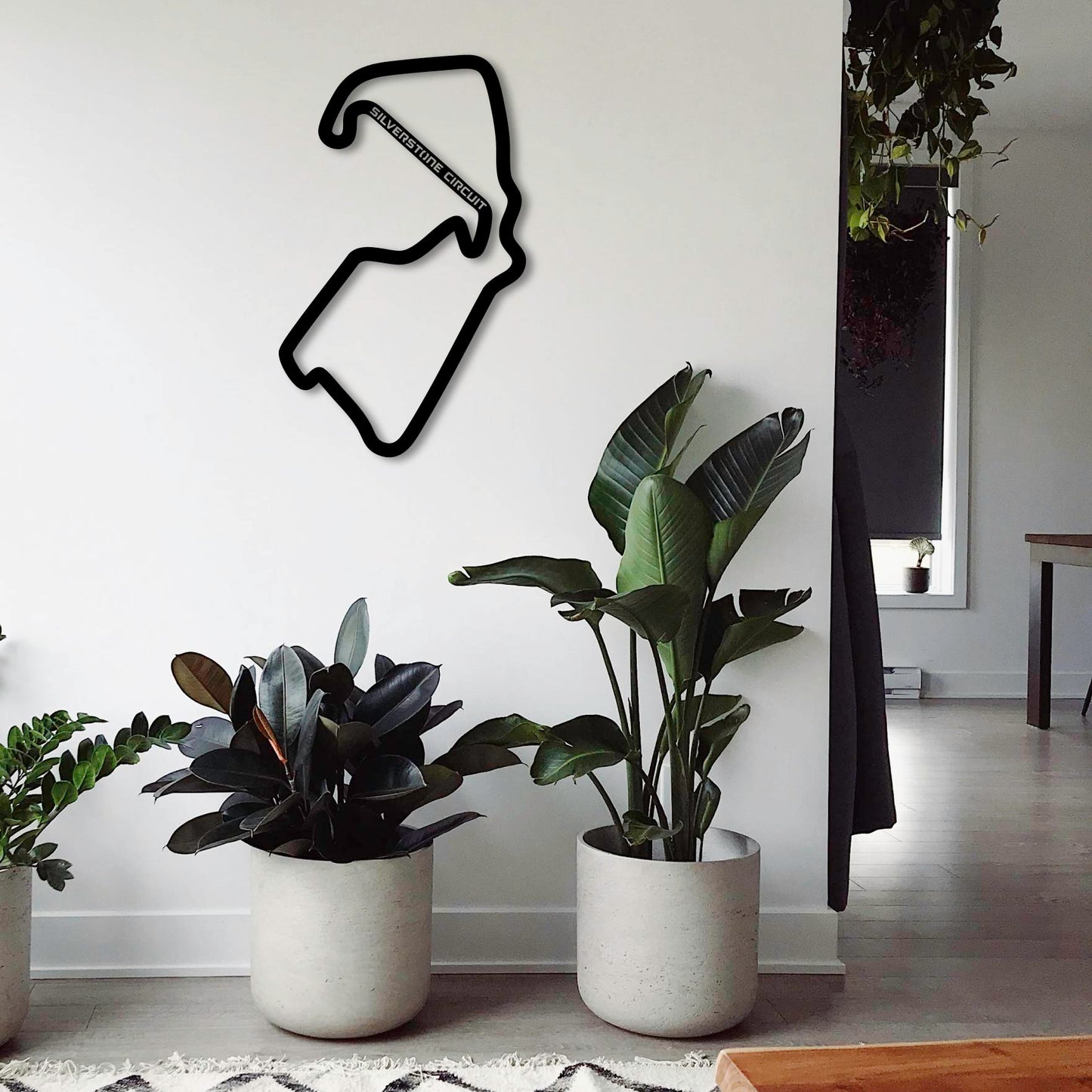 SILVERSTONE CIRCUIT METAL WALL ART