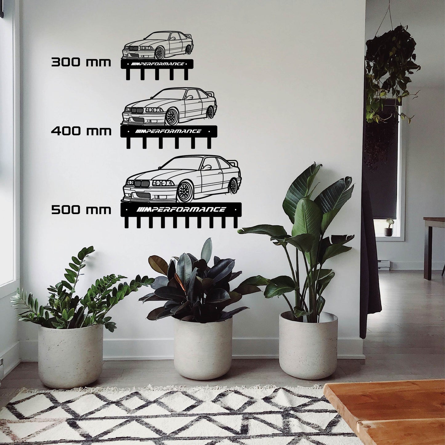 BMW E30 M3 MOD STEEL / METAL KEYHOLDER