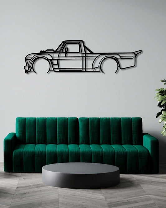 2020 Ford F-150 Hoonitruck Detailed Metal Wall Art Frame