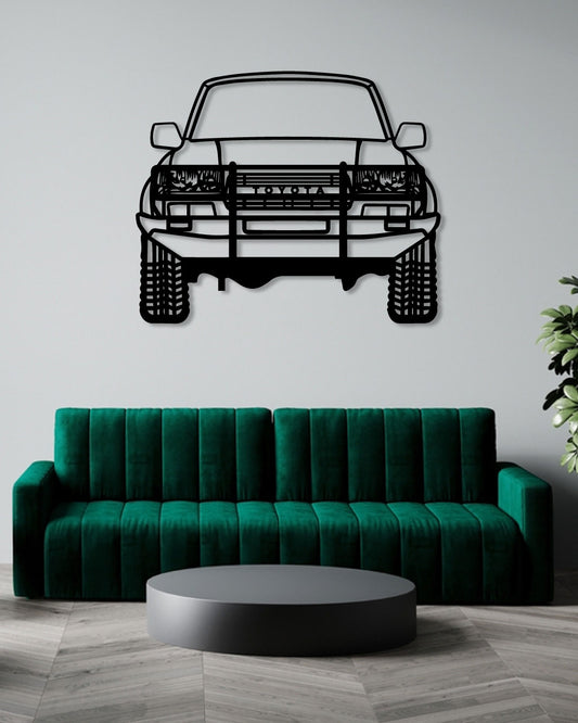 Toyota Land Cruiser Perspective Metal Wall Art