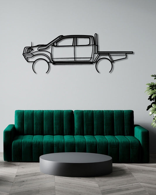 2007 Toyota Hilux 3.0 D-4D Detailed Metal Wall Art Frame