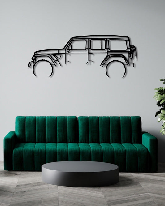 Wrangler Classic Detailed Metal Wall Art Frame