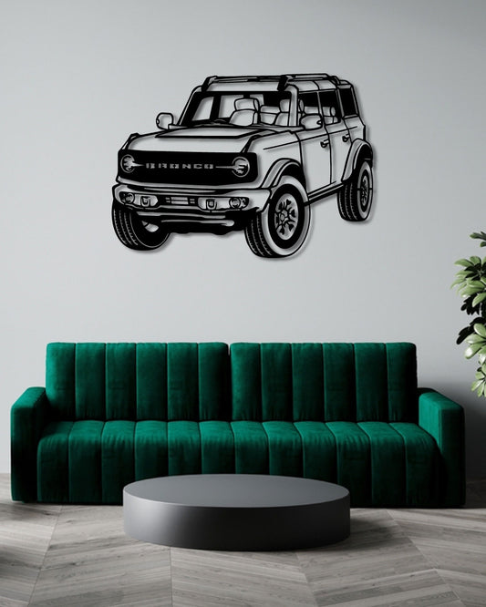 Ford Bronco Sport Perspective Metal Wall Art