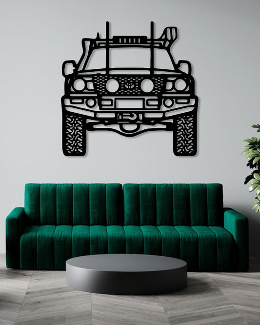 Toyota Land-Cruiser 105 Series Perspective Metal Wall Art