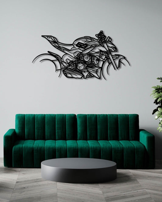 DUCATI STREETFIGHTER V4 LAMBORGHINI METAL WALL ART