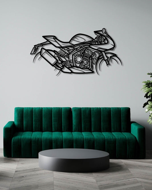 TRIUMPH SPEED TRIPLE 1200 RR BREITLING EDITION METAL WALL ART