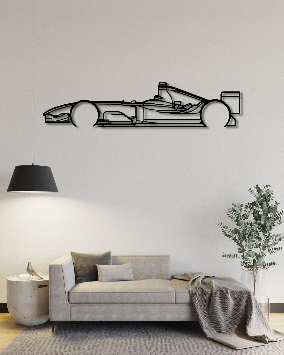F1 2004 Classic Detailed Metal Wall Art Frame
