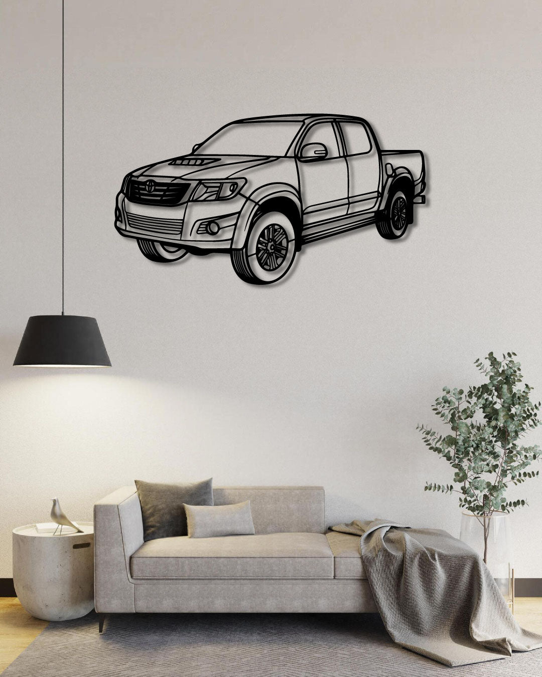 2012 Hilux Perspective Metal Wall Art