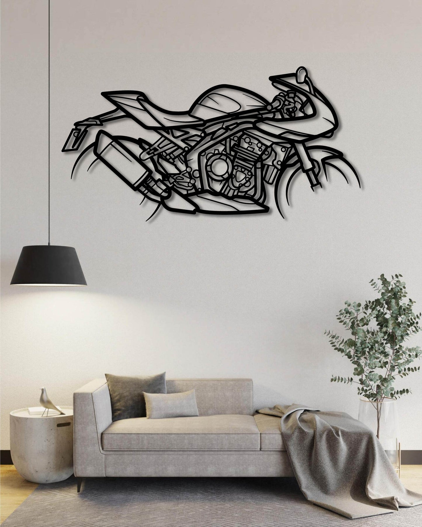 TRIUMPH SPEED TRIPLE 1200 RR BREITLING EDITION METAL WALL ART