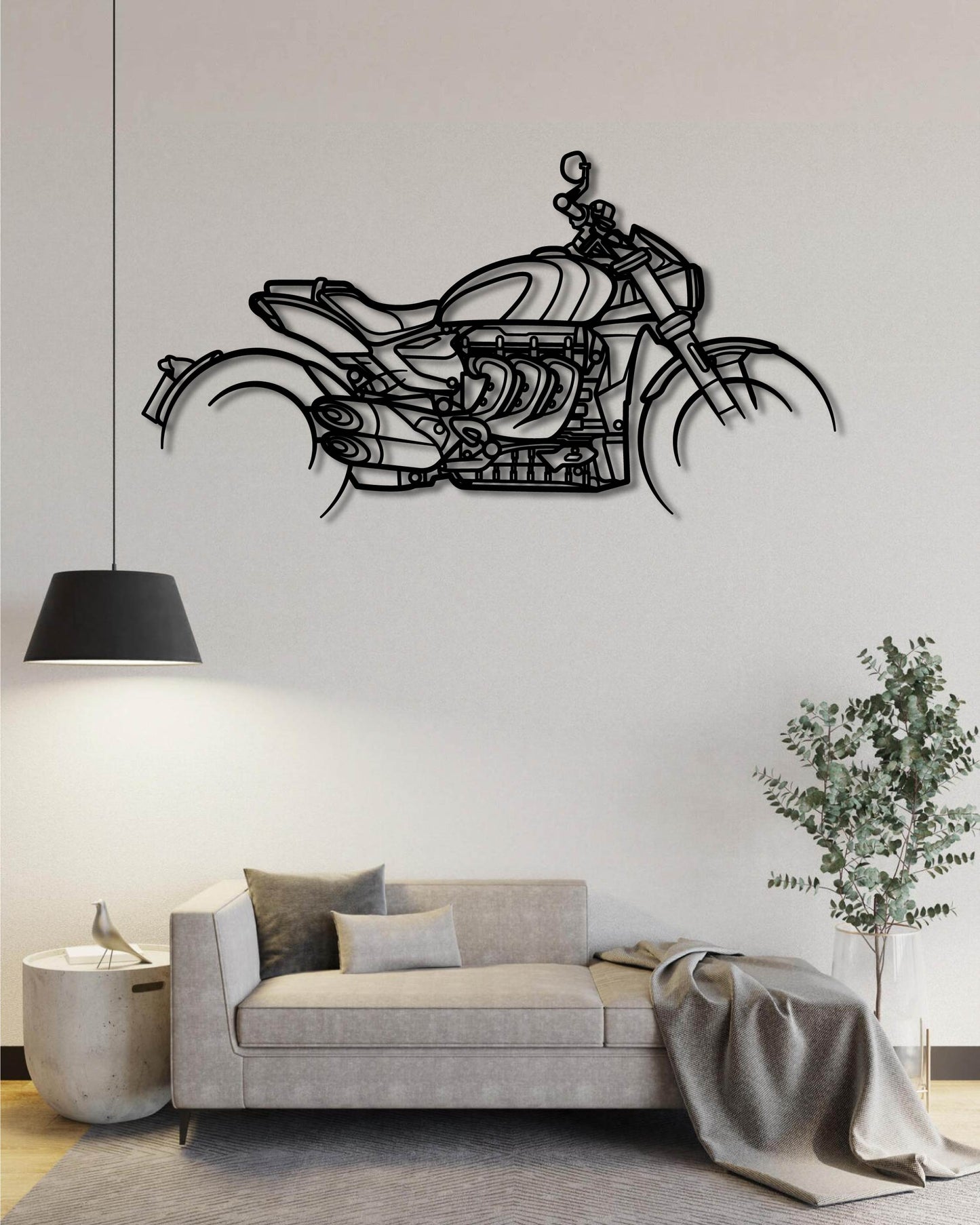 TRIUMPH ROCKET 3 GT EVEL KNIEVEL METAL WALL ART