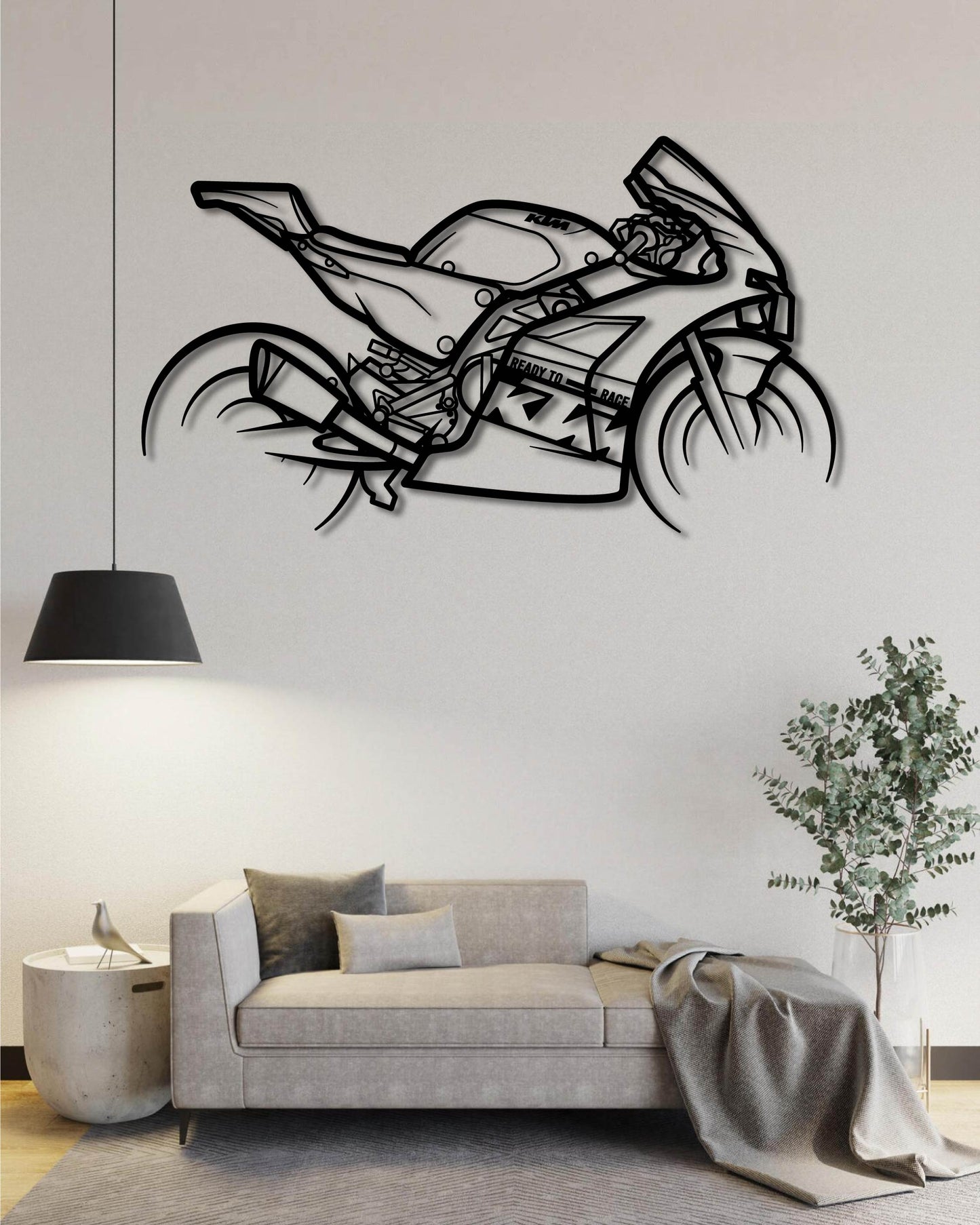 KTM RC 8C 2023 METAL WALL ART
