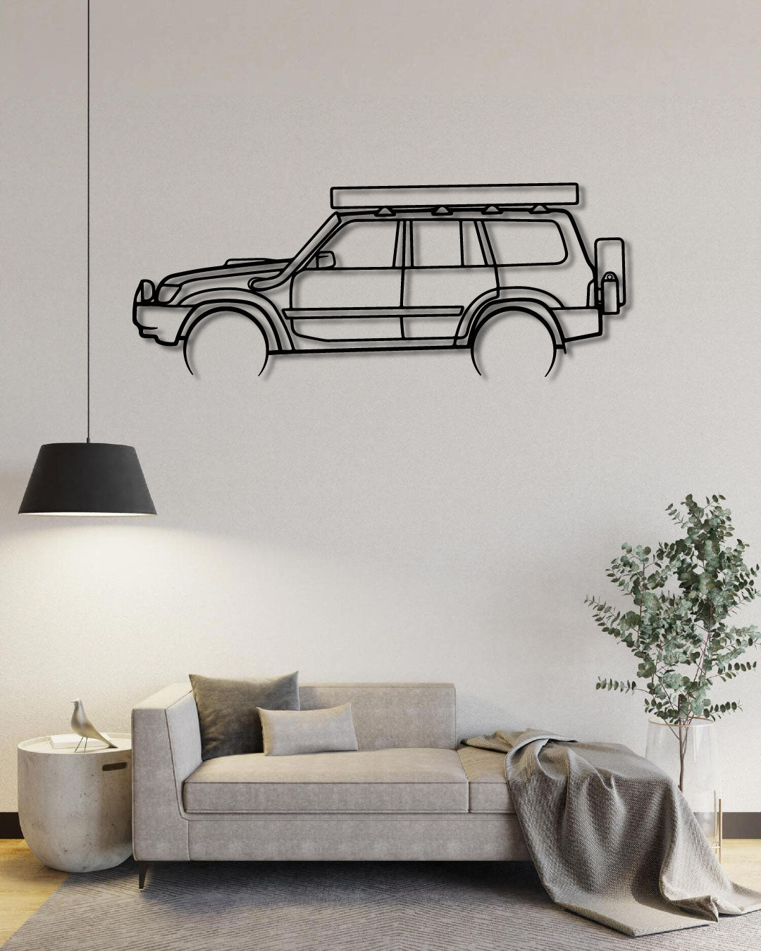 1999 Nissan Patrol GU Detailed Metal Wall Art Frame