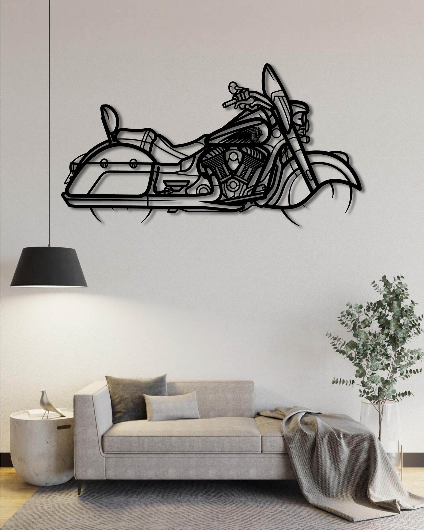 INDIAN SPRINGFIELD SPECIAL EDITION METAL WALL ART