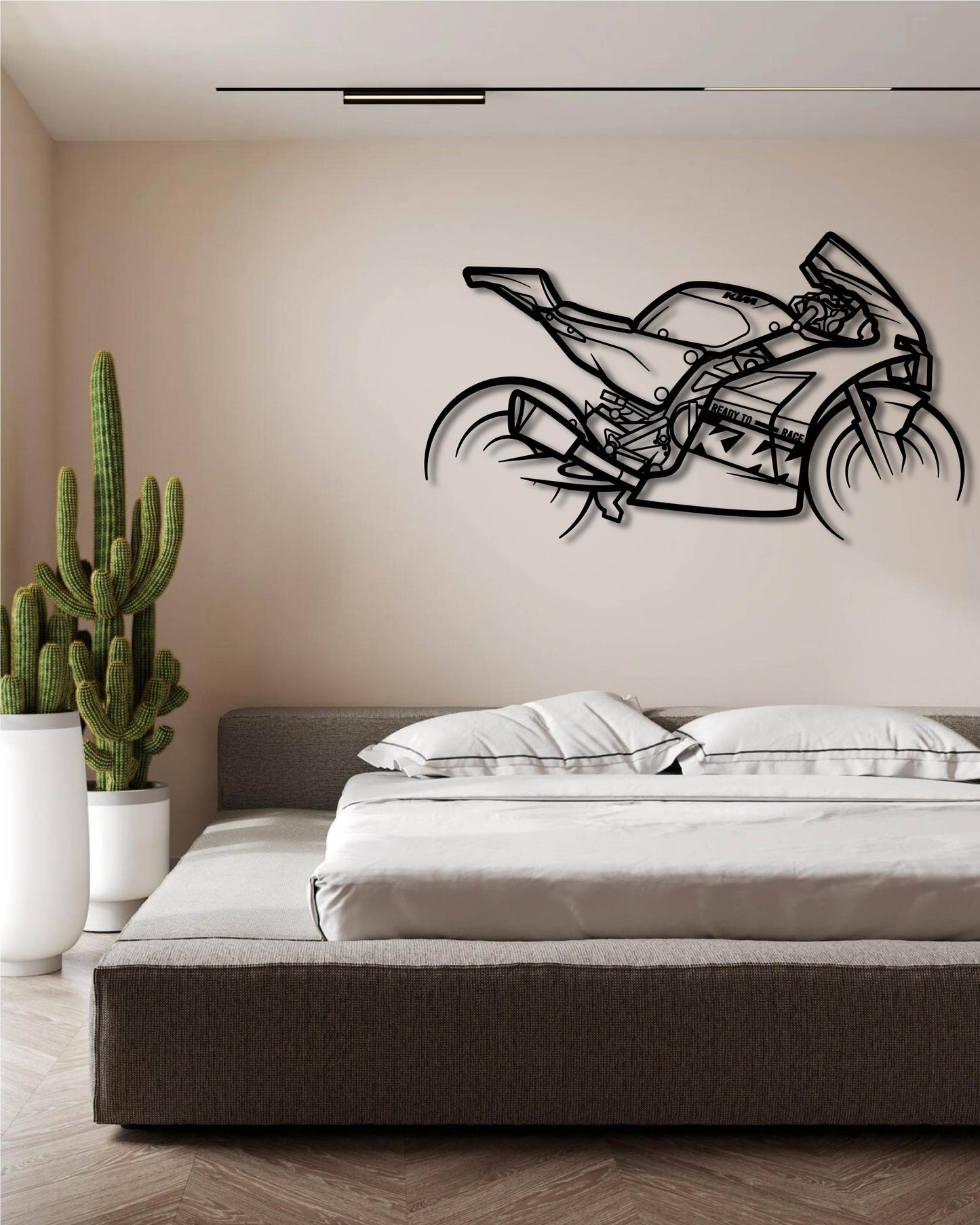 KTM RC 8C 2023 METAL WALL ART