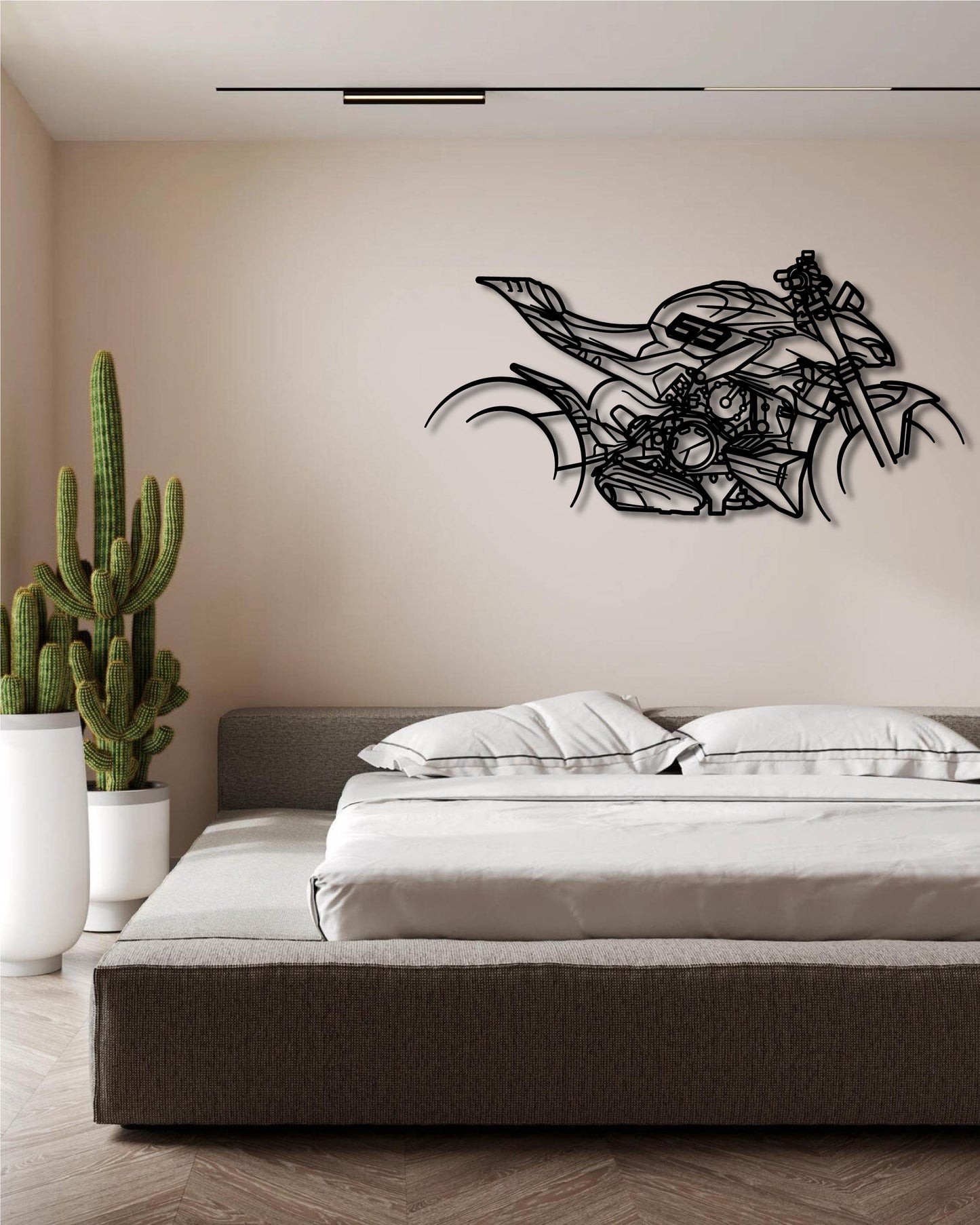 DUCATI STREETFIGHTER V4 LAMBORGHINI METAL WALL ART