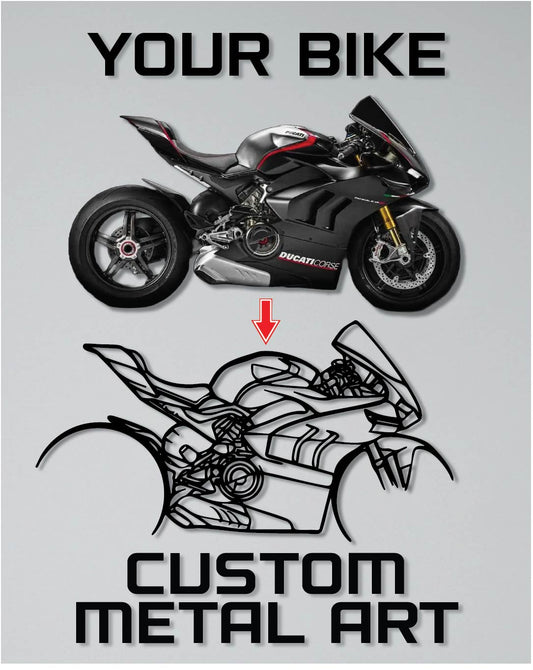 Your Custom Motorcycle Metal Wall Art