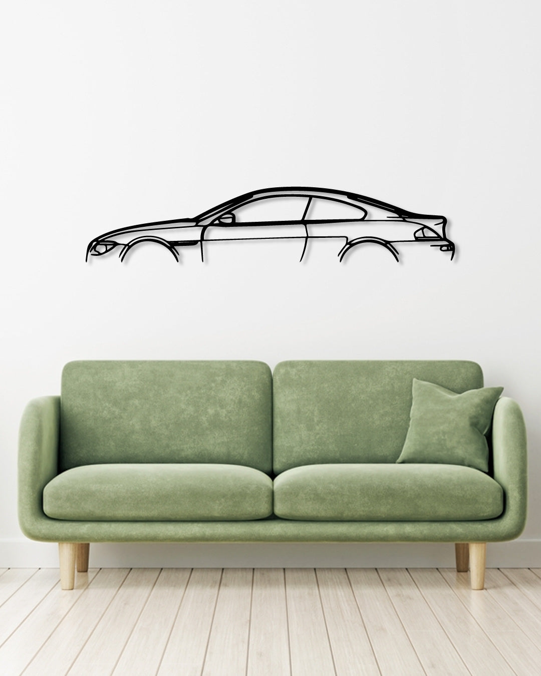 BMW E63 M6 metal wall art frame