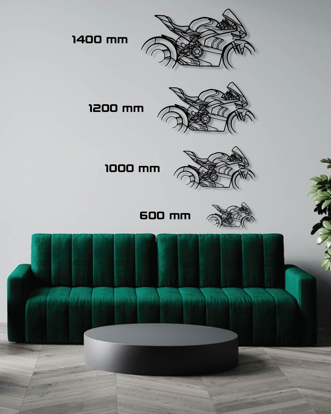 996S 2001 Metal Wall Art