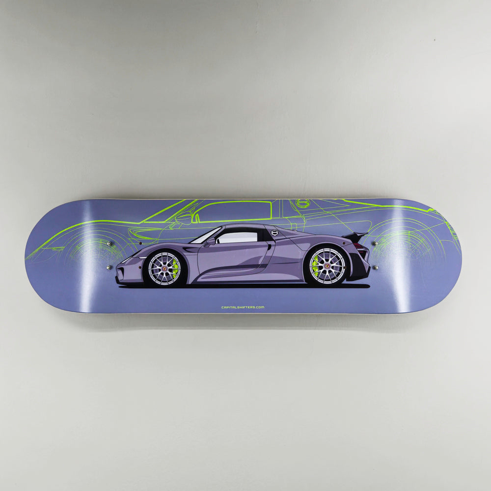 Porsche 918 Spyder Skate Deck