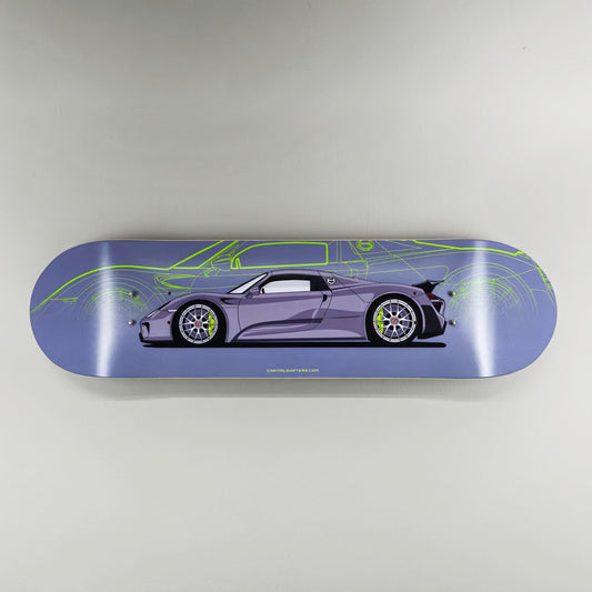 Porsche 918 Spyder Skate Deck