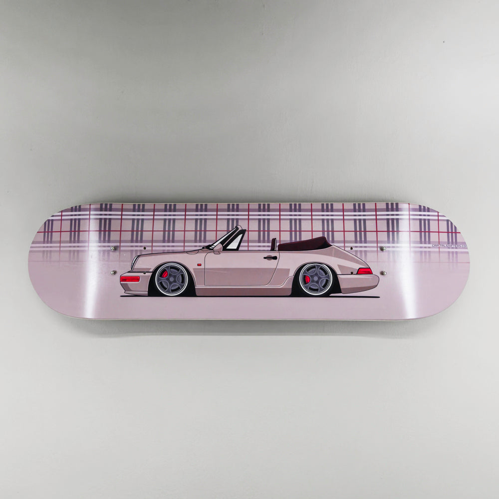 Porsche 911 Targa Burberry Skate Deck
