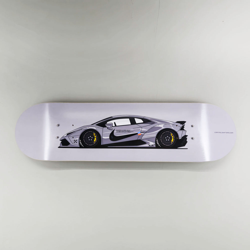 Lamborghini Huracan OFF-WHITE Skate Deck