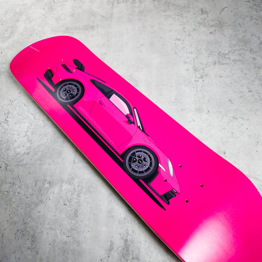 Porsche 911 992 GT3 RS Pink Skate Deck