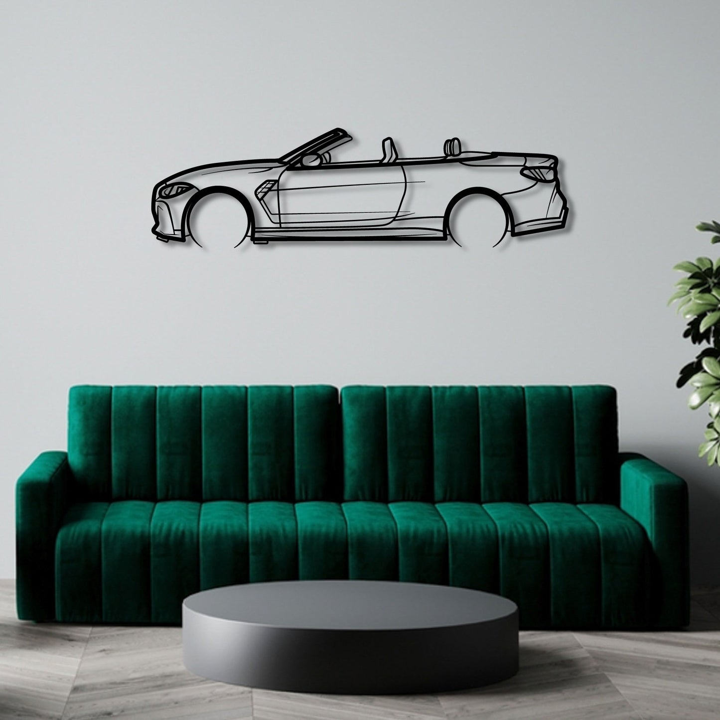 BMW G83 M3 DETAILED METAL WALL ART
