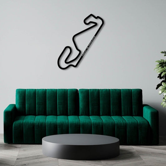 CIRCUIT DE CATALUNYA METAL WALL ART