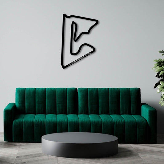BAHRAIN INTERNATIONAL CIRCUIT METAL WALL ART