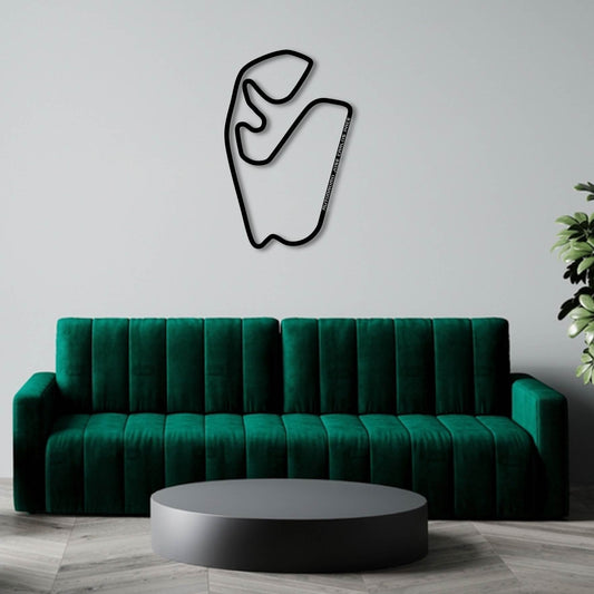 AUTODROMO JOSE CARLOS PACE METAL WALL ART