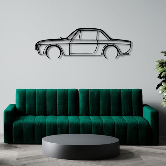 LANCIA FULVIA BERLINA SERIES II METAL WALL ART
