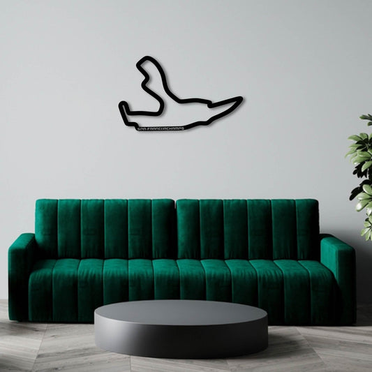 SPA-FRANCORCHAMPS METAL WALL ART