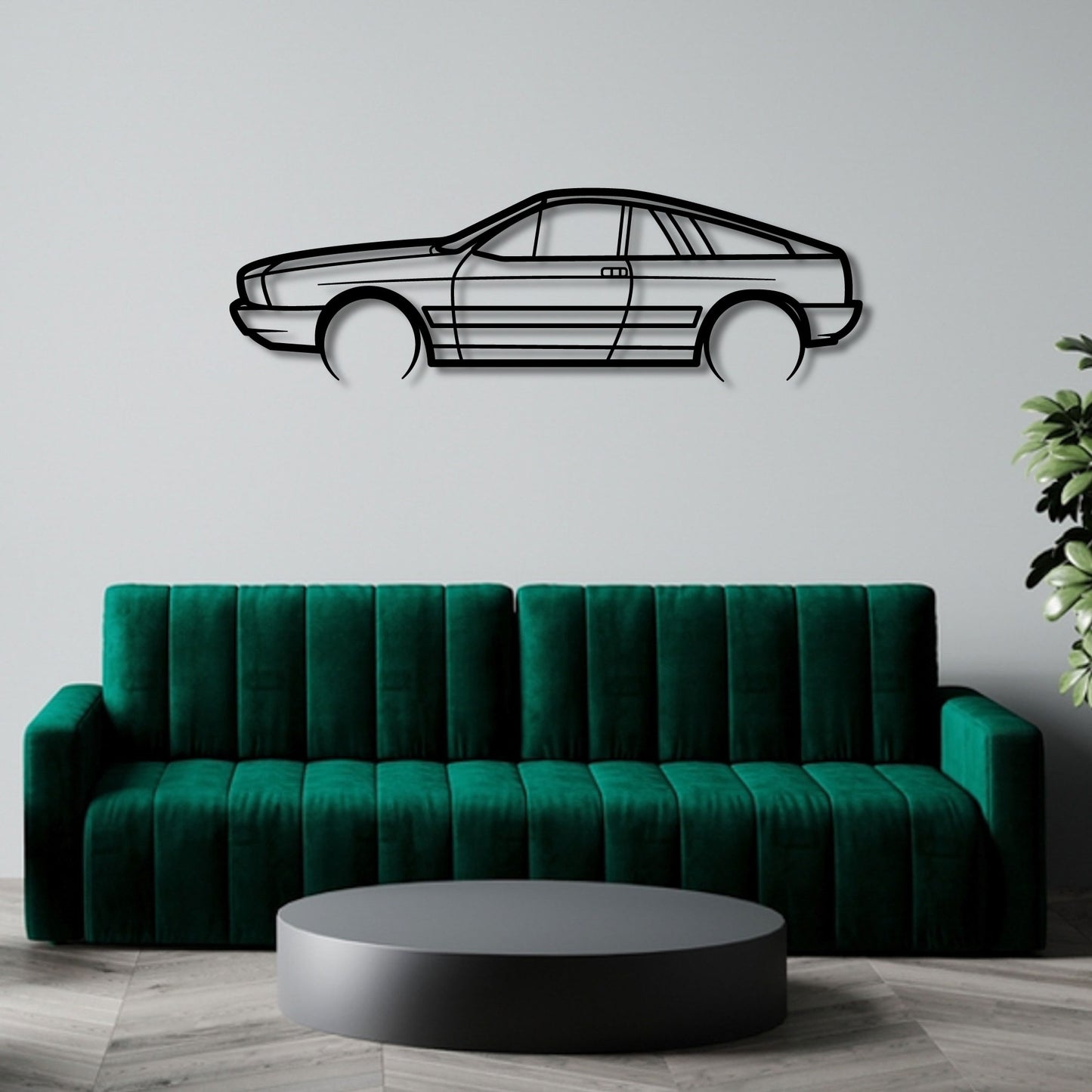 LANCIA MONTECARLO COUPE 1980 METAL WALL ART