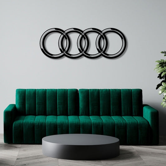 AUDI F1 TEAM LOGO METAL WALL ART