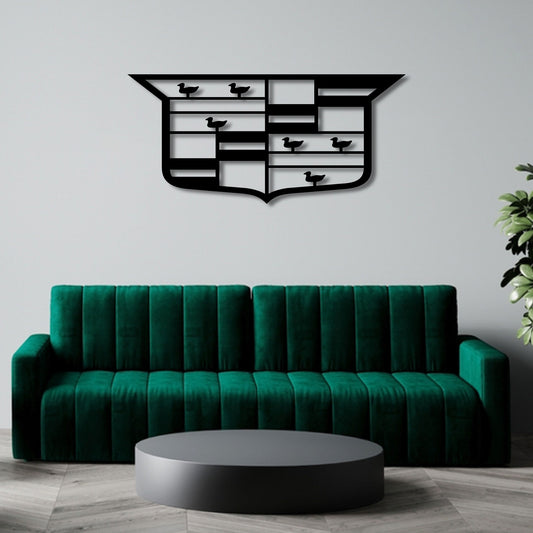 CADILLAC RACING F1 TEAM LOGO METAL WALL ART