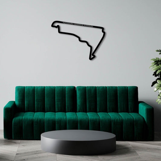 AUTODROMO HERMANOS RODRIGUEZ METAL WALL ART