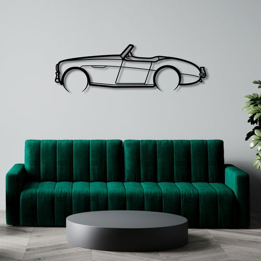 1956 AUSTIN HEALEY 100 METAL WALL ART